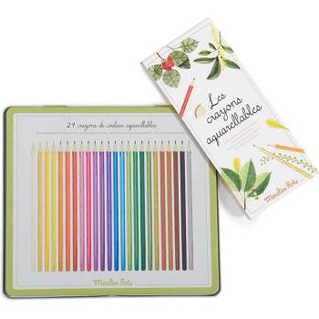 Image 1 of Moulin Roty - Комплект акварелни моливи за оцветяване 712602