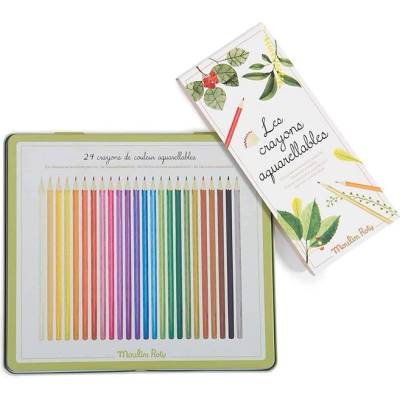 Moulin Roty - Комплект акварелни моливи за оцветяване 712602