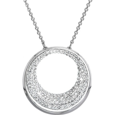 Pavona s.r.o. Stříbrný s krystaly Preciosa bílý 32026.1 crystal