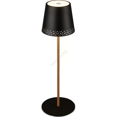 Briloner - LED презареждаема сензорна настолна лампа KIKI LED/2, 6W/5V IP44 2600 mAh черна (BL2297)