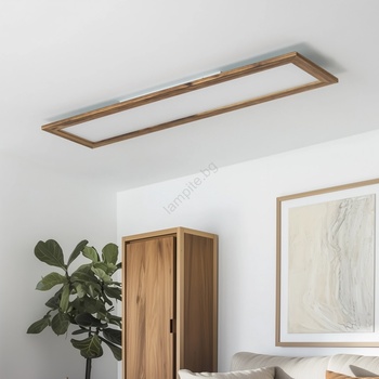 Brilagi - LED Плафониера SLIMFRAME WOOD LED/58W/230V 124x34 см кафяв (BG1546C)