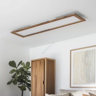 Brilagi - LED Плафониера SLIMFRAME WOOD LED/58W/230V 124x34 см кафяв (BG1546C)