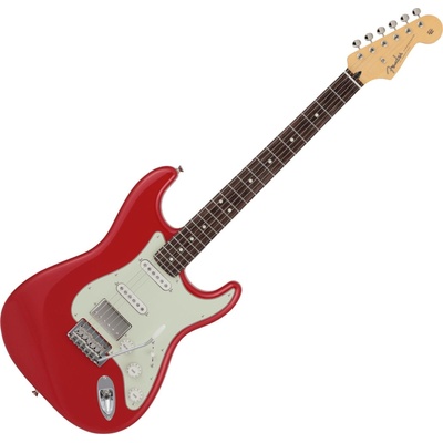 Fender MIJ Hybrid II Stratocaster HSS RW Modena Red Електрическа китара