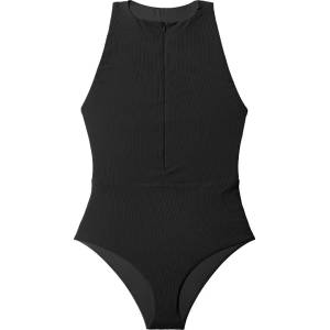 Oy Дамски бански костюм Oy Women's Surfanzug Blay Swimsuit - Schwarz Gerippt - размер XXL (150-6130-0116)