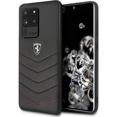 Ferrari Калъф Ferrari Heritage Quilted за Samsung Galaxy S20 Ultra, Black (3700740473672)