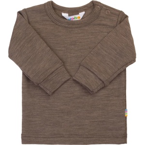 Joha Детски вълнен пуловер Joha Kid's Blouse L/S Merino base layer - Brown - размер 60 (704-6191-0111)