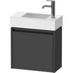 Duravit Ketho. 2 - Шкафче за умивалник 44x48x24 см, 1 врата, панти отдясно, графит матов K25072R49490000 (K25072R49490000)