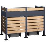 CoverTech Корпус за 2 контейнера за отпадъци 120l или 240l Breda CoverTech (CT092)