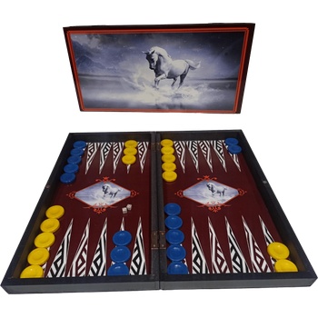 Image 1 of Mega H. T Комплект дървена табла - ПРЕСТИЖ (45 x 24 cm)