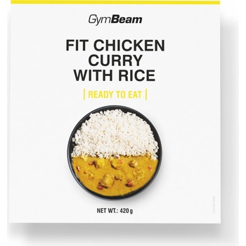 GymBeam FIT Kuracie kari s ryžou Ready to eat 420 g
