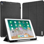 Dux Ducis Калъф с Pen Поставка за iPad Pro 12.9" 2017-2015, Dux Ducis Domo Case, Черен (6934913087572)