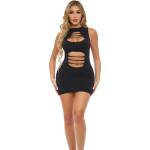 Pink Lipstick Can't Commit Dress Black XL/XXL