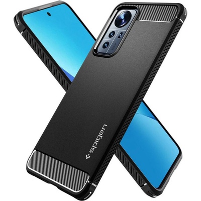 Púzdro Spigen Rugged Armor Xiaomi 12 Lite čierne