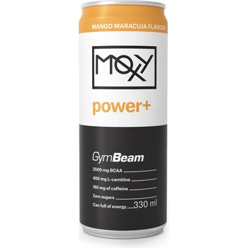 GymBeam Moxy Power+ Energy Drink 330 ml - GymBeam манго с маракуя