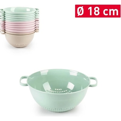 Cedník na postavenie 18 cm, plast, farby mix