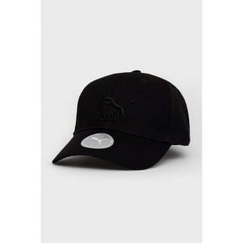 PUMA Памучна шапка Puma 22554 Archive Logo BB Cap в черно с апликация 23692 22554 (022554)