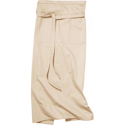 CG Workwear Gastro zástěra Roma odolná proti pomačkání Písková CGW1260