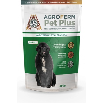 Agroferm Pet Plus овкусен симбиотик - за кучета от големи породи 250 г