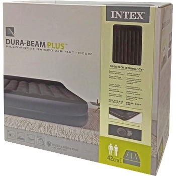 Intex Надуваемо легло за гости с компресор intex
