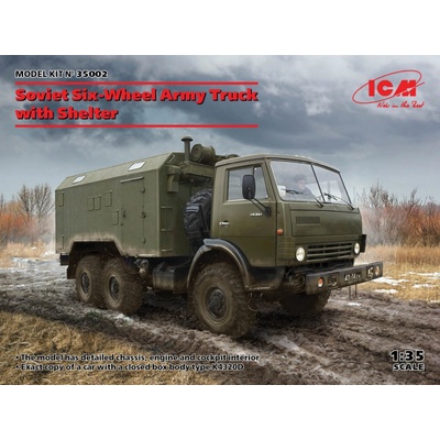 ICM Soviet Six Wheel Army Truck w/ Shelter 1:35