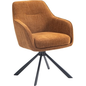 Unique Furniture Оранжеви тапицирани трапезни столове в комплект 2 бр. Avola - Unique Furniture (51140002)