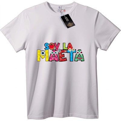 NOONEBRAND Тениска Аз съм мама чудовище - 2XL, White
