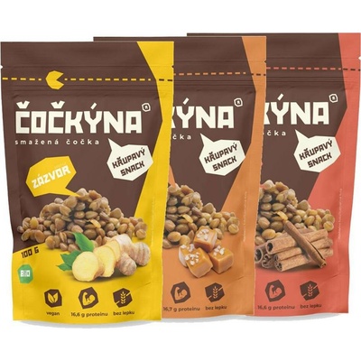 Čočkýna Smažená Čočka Bio skořice 100 g