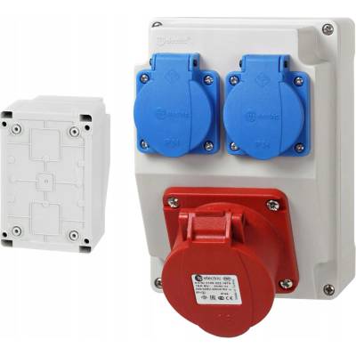 Rozvaděč RSJ Adelid 400 V IP44 16 A