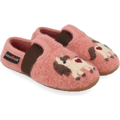 Haflinger Детски пантофи Haflinger Kid's Everest Unicorn Slippers - Rouge - размер 33 (EU) (702-6028-0221)