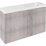 SAPHO Latus - Шкаф за мивка X 79x50x22 см, 2 врати, дъб мока LT110-SET02 (LT110-SET02)