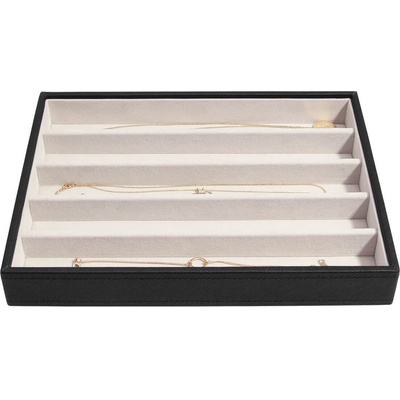 Stackers Ковчеже за бижута Stackers петкамерна cлassic кадифеночерено (73797)