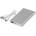 Външна батерия /power bank/ Draco, 4000 mAh, сива, 1x microUSB Type B, 1x USB Type A