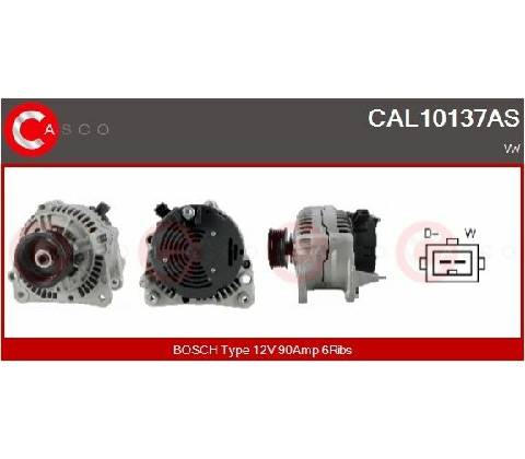 generátor CASCO CAL10137AS