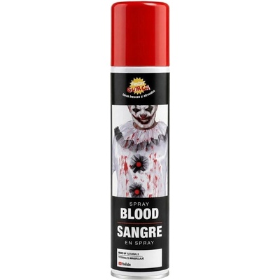 Umelá krv v spreji na oblečenie halloween 75 ml