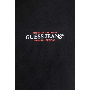 Guess Jeans Суичър Guess Jeans в черно с принт M4YQ17 K9V31 (M4YQ17.K9V31)