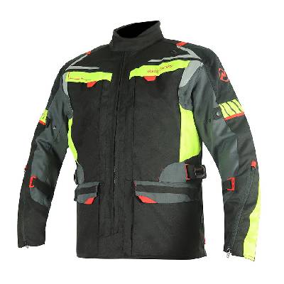 Bunda na moto Nazran Moritz 2.0 black/grey/fluo vel. 4XL