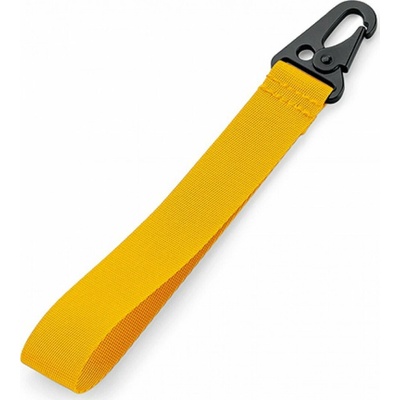 Šňůrka na krk BagBase s kovovou karabinou Žlutá 2,5 x 20,5 cm BG100