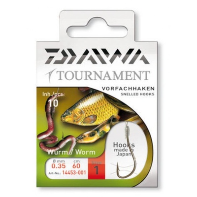 DAIWA Вързани куки - Daiwa Tournament Worm Hooks (14453-0xx)