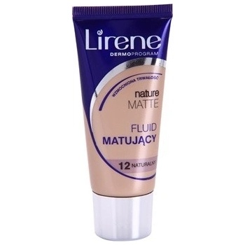 Lirene Nature Matte fluidní make-up pro dlouhotrvající efekt 12 Natural 30 ml