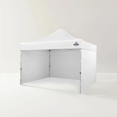 Brimo Promo stánok Super oceľový 3 x 3 m biely