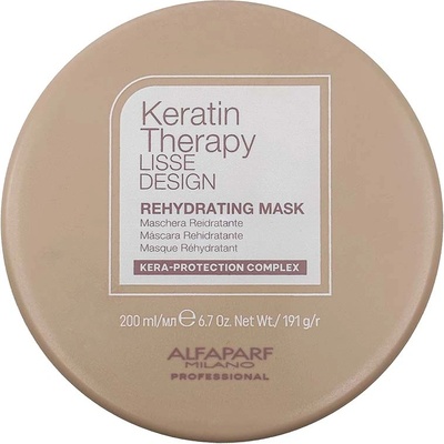 ALFAPARF Milano Keratin Therapy Lisse Design Rehydrating Mask 200 ml