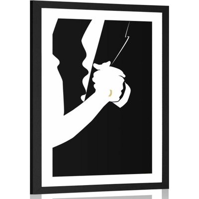 Plakát s paspartou zpečetění lásky - 60x90 no frame