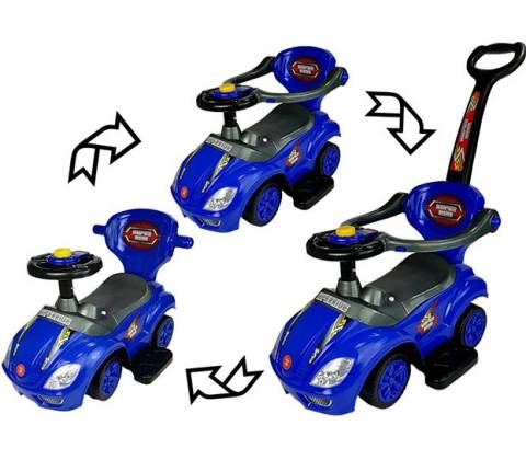 LEAN Mega Car 3v1 modré