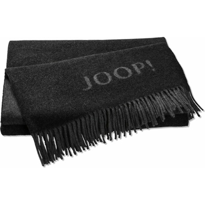 Biederlack JOOP! Fine Doubleface Anthrazit-Graphit pléd 130x180