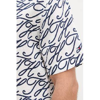 Tommy Hilfiger риза мъжка с лен SUMMER (MW0MW42987)