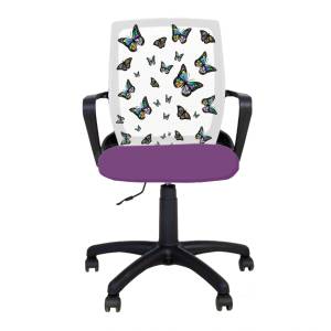 Furnit Детски стол Fly Black Butterfly