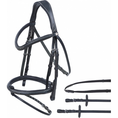 BUSSE Uzdečka Take Off Line černá – Zboží Mobilmania