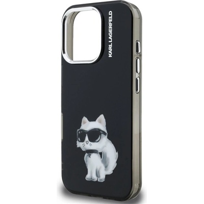 CG Mobile iPhone 16 Pro KARL LAGERFELD IML AQUARELLE CHOUPETTE силиконов протектор за телефон, удароустойчив, протектор за камера, BLACK KLHCP16LHMCHAQK (KLHCP16LHMCHAQK)