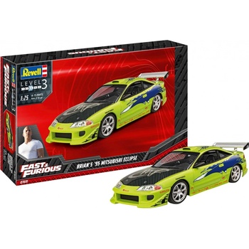 Revell Fast & Furious Brian's 1995 Mitsubishi Eclipse 1:25