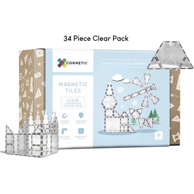 Connetix Clear 34 ks